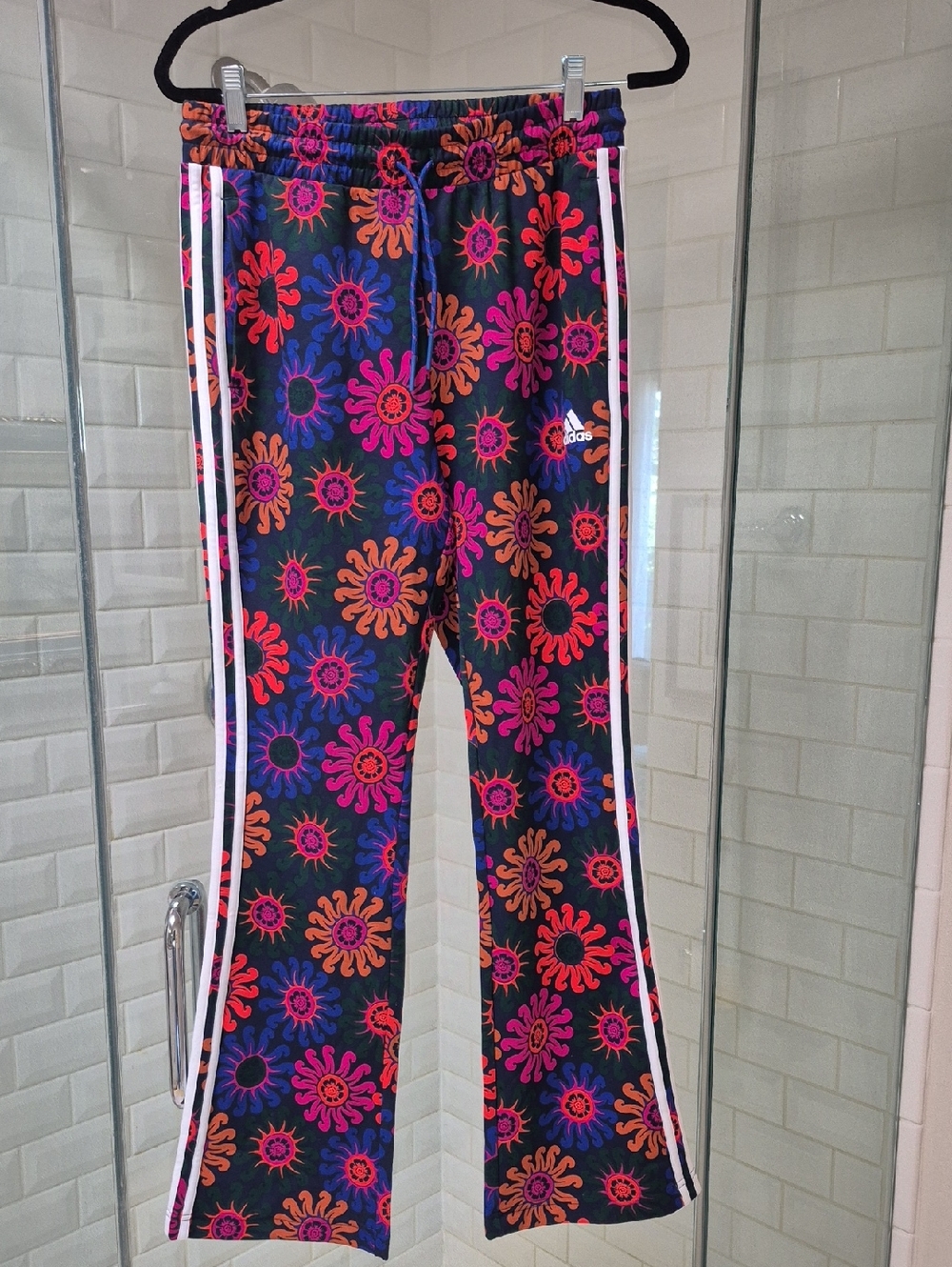 Adidas Farm Rio Floral Track Pants Sz M Like New!